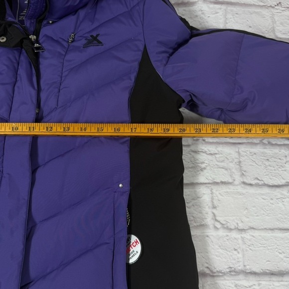 Zero XPOSUR Snowboarding Ski Jacket Women's XL Purple Quilted  Removable Hood - Picture 5 of 14